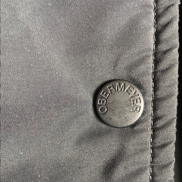 Obermeyer Vintage Style black Bomber Jacket Size 8 - Picture 7 of 12